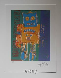 Lithographie, Andy Warhol, Moon Explorer 2 , Tirage 5.000 Ex