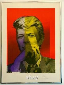 Lithographie David Bowie Signee Philippe Ledru Numerotee Ea 1/6