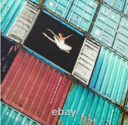 Lithographie JR, The Ballerina Jumping in Containers Le Havre France 2014
