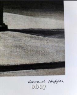 Lithographie offset originale signée numérotée Edward Hopper 58/150 l