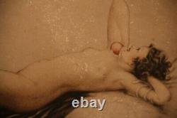 Louis ICART(1888-1950) Art déco femme nu gravure original 1928 signé erotics EVE