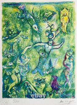 Marc Chagall Lithographie 180 Ex COA Original Numéroté Signé  Joan / Mirò