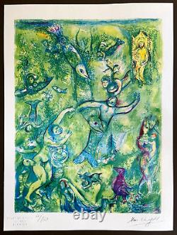 Marc Chagall Lithographie 180 Ex COA Original Numéroté Signé  Joan / Mirò