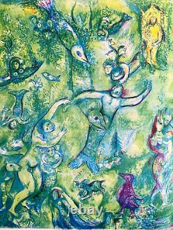 Marc Chagall Lithographie 180 Ex COA Original Numéroté Signé  Joan / Mirò