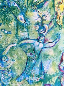 Marc Chagall Lithographie 180 Ex COA Original Numéroté Signé  Joan / Mirò