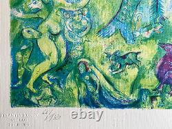 Marc Chagall Lithographie 180 Ex COA Original Numéroté Signé  Joan / Mirò