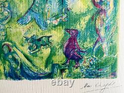 Marc Chagall Lithographie 180 Ex COA Original Numéroté Signé  Joan / Mirò