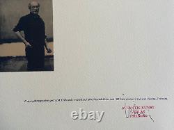 Mark rothko Lithographie COA Original Signé Numéroté Timbre (Josef Albers)