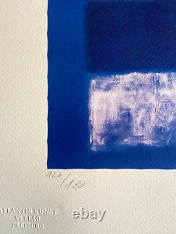 Mark rothko Lithographie COA Original Signé Numéroté Willem De Kooning