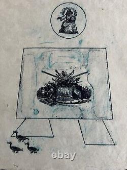 Max ERNST Lithographie Originale Signée Numérotée Dada Surréalisme Dali XXème