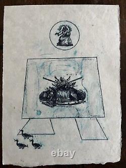 Max ERNST Lithographie Originale Signée Numérotée Dada Surréalisme Dali XXème