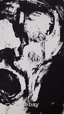 Michel Warren Lithographie Originale Signée Numérotée de 1974 cf Francis Bacon
