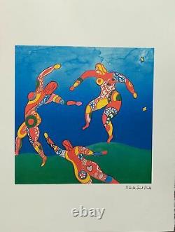 Niki De Saint Phalle -La Danse Lithographie signée et numérotée avec cadre noir