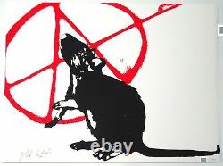 Original blek le rat l'anarchiste edition limitée 300 ex not Banksy shepard