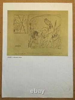 PICASSO (1881-1973) Lithographie originale Le Minotaure Aveugle 10/100 ex