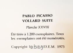 Pablo Picasso, lithographie originale 1973/ Le viol / Signée, numérotée/ Vollard