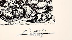 Pablo Picasso, lithographie originale 1973/ Signée, numérotée/ Vollard / ART