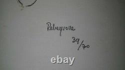 Paul Rebeyrolle Lithographie Originale Signée Numérotée au crayon à la main