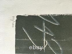 Peter KLASEN lithographie sérigraphie numérotée signée main art industriel