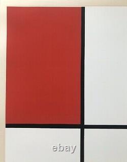 Piet Mondrian Serigraphie Originale 1973 Numérotée Max Bill Composition D 1932