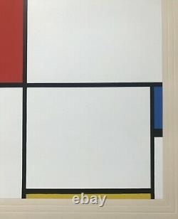Piet Mondrian Serigraphie Originale 1973 Numérotée Max Bill Composition D 1932