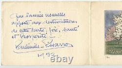 Pissarro Paul Emile Rare Gravure 1952 Signée Au Crayon Num/50 Handsigned Etching
