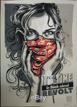 RNST - Its time to think about revolt (Shepard Fairey-C215-Banksy)