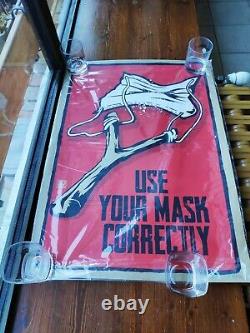RNST Sérigraphie Use your mask Signée Tampon à sec Numérotée