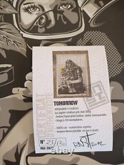 RNST Tomorrow sérigraphie signée Numérotée 23/120 (Banksy Obey Fairey c215)
