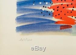 Raoul DUFY Trouville 1950 Lithographie originale signée et numérotée