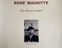 René Magritte Lithographie COA Original Signé Numéroté 275 (Joan. Mirò)