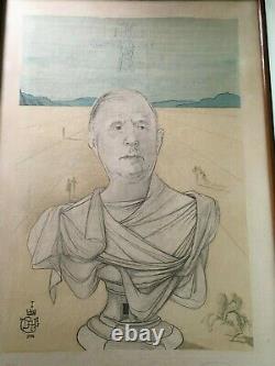 Salvador DALI 1904-1989 Hommage du Général De Gaulle Lithographie signée