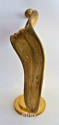Salvador DALI La Montre Molle-Sculpture-Bronze-Signé-Numéroté-Certificat-1981