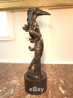 Salvador Dali (1904-1989)sculpture En Bronze Signée / Numerotée(homme Oiseau)