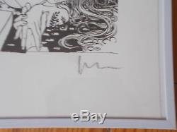 Serigraphie de Milo Manara, numérotée et signée au crayon
