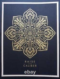 Shepard Fairey Obey, Raise the Caliber Signed numbered xxx/450