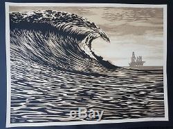 Shepard Fairey Obey, Slick new Wave signed numbered xxx/450