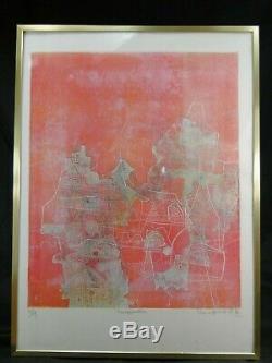 Shoichi Hasegawa Supb. Lithographie Orig. Transposition Numerotee 60/99 Signee