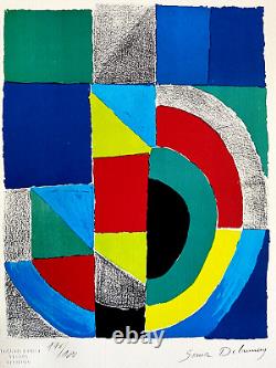 Sonia Delaunay Lithographie Agréé Original Signé Numéroté (Paul Klee)