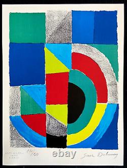 Sonia Delaunay Lithographie Agréé Original Signé Numéroté (Paul Klee)