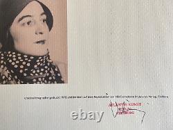 Sonia Delaunay Lithographie COA Original Agréé Numéroté Signé 180 Ex