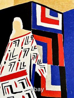 Sonia Delaunay Lithographie COA Original Signé Numéroté p Iet Mondrian