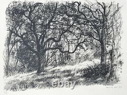 Sous Bois LITHOGRAPHIE ORIGINALE Signée MICHEL CIRY (1919-2018) 16/35 1943