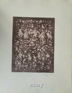 TOBEY Mark Eau forte originale, signée et numérotée, Art Moderne abstrait