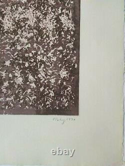 TOBEY Mark Eau forte originale, signée et numérotée, Art Moderne abstrait