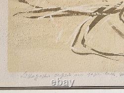 Tableau Lithographie signée Numéroté Titré. Original mis en vente par L'artiste
