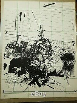 VELICKOVIC LITHOGRAPHIE 700x535 1/100 SIGNATURE 1970 BE