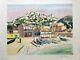 Yves Brayer Petite Plage A Marseille Lithographie Originale Signee Numerotee