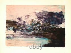 ZAO WOU KI Hand signed and numbered lithograph 1970